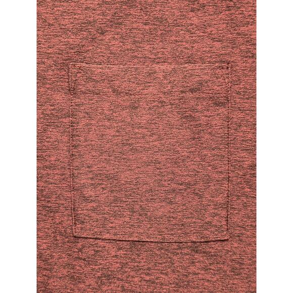 Rhone WFH Button Up Shirt Jersey Stretch $128 NWT Maroon Tawny Port Black LARGE - Picture 9 of 9